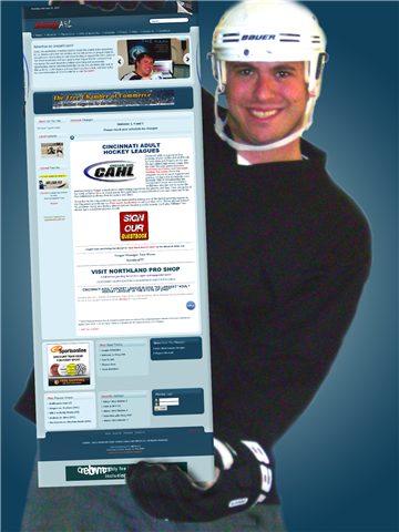 Eppley Holding his CAHL website 2011